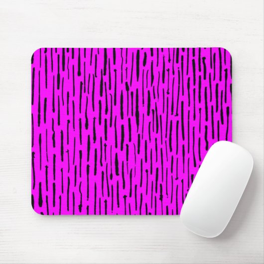 Inky Lines - Magenta Mousepad (Mit Mouse)