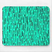Inky Lines - Türkis Mousepad (Vorne)