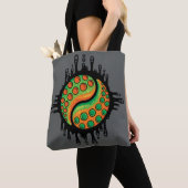 Inky Octopus Tentacle Yin Yang Symbol Tasche (Von Nahem)