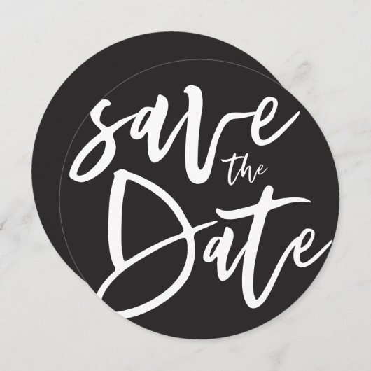 Inky-Skript Save the Date (Vorne/Hinten)