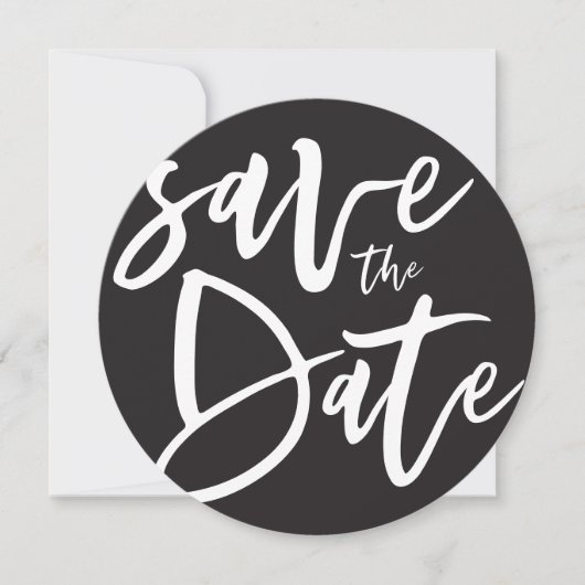Inky-Skript Save the Date (Vorderseite)