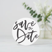 Inky-Skript Save the Date (Stehend Vorderseite)