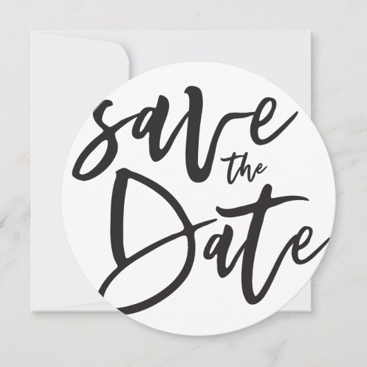 Inky-Skript Save the Date (Vorderseite)