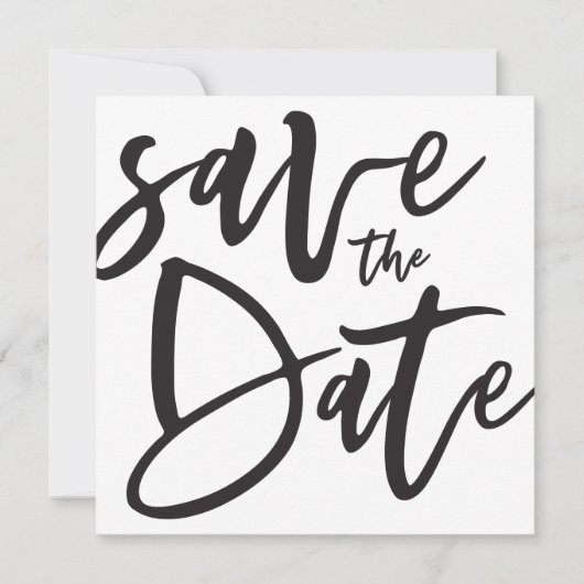Inky-Skript Save the Date (Vorderseite)