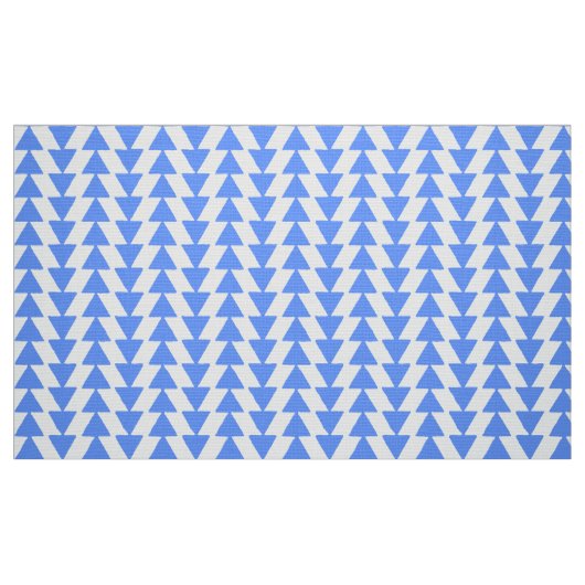 Inky Triangle - Baby Blue on White Stoff (Fat Quarter (45,7 x 55,9 cm))