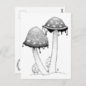 Inkycap Postkarte (Vorne/Hinten)