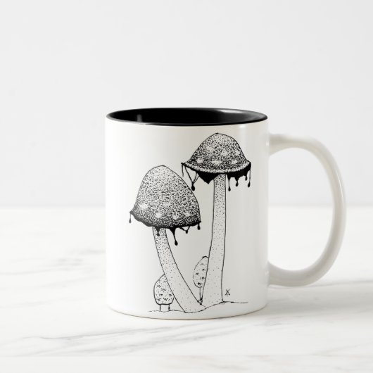 Inkycap Zweifarbige Tasse (Rechts)