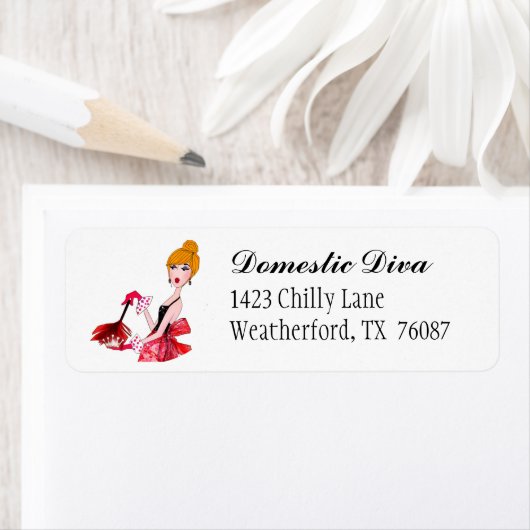 "Inland Diva"-Adressetiketten (Insitu)