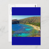 Inland, Hanauma Bay 4, Honolulu, Oahu Postkarte (Vorne/Hinten)