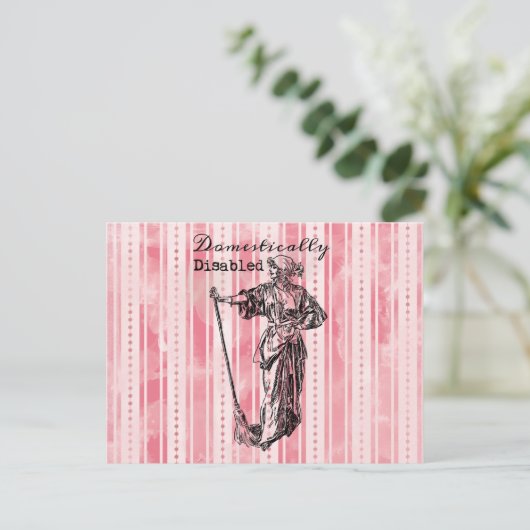 Inland Mit Behinderung Postkarte (Stehend Vorderseite)