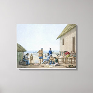 Inländische Beruf, Agagna, Guam, Philippinen, f Leinwanddruck