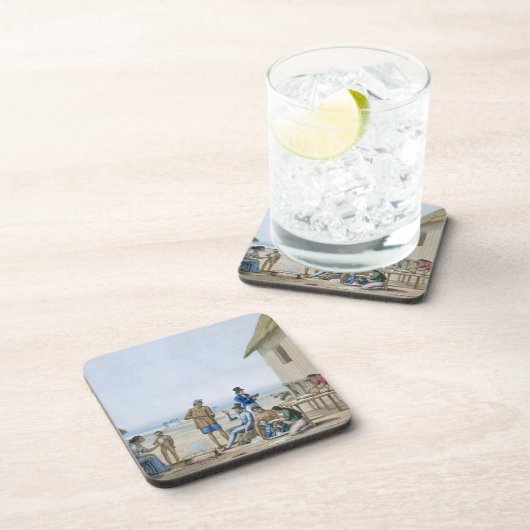 Inländische Berufe, Agagna, Guam, Philippinen, f Getränkeuntersetzer (Rechte Seite)