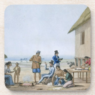 Inländische Berufe, Agagna, Guam, Philippinen, f Getränkeuntersetzer