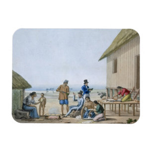 Inländische Berufe, Agagna, Guam, Philippinen, f Magnet