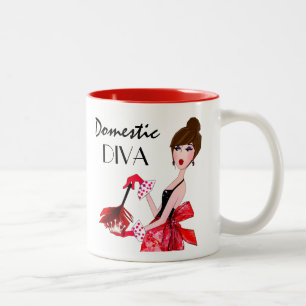 Inländische Diva-Tasse Zweifarbige Tasse