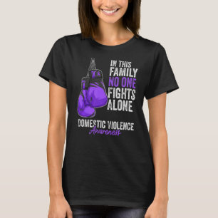 Inländische Gewalt Aufklärung Monat Handschuhe Lil T-Shirt