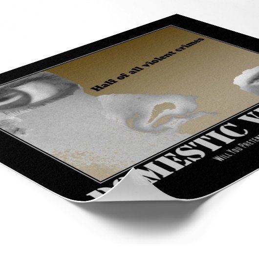 Inländische Gewalt Poster (Ecke)