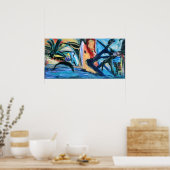 Inländische Gewalt Poster (Küche)