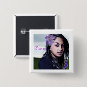 INLÄNDISCHES GEWALT-BEWUSSTSEIN BUTTON (Vorne & Hinten)