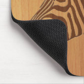 Inlay wood Zebra Mousepad (Ecke)