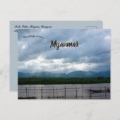 Inle Lake Bagan Yangon Myanmar Postkarte (Vorne/Hinten)