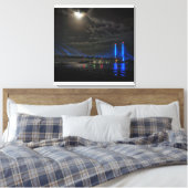 Inlet Bridge by the Light of the Moon Leinwanddruck (Insitu (Schlafzimmer))
