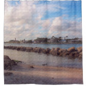 Inlet Jupiter, Winter Nachmittag Duschvorhang (Vorderseite)