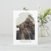 Inline Arch Foto Typografie Frohe Weihnachten (Stehend Vorderseite)