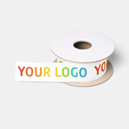 Inline Geschäft-Logo Vorlagen Weiß Satinband