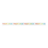 Inline Geschäft-Logo Vorlagen Weiß Satinband (Vorderseite)