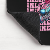 Inline-Hockeyspielerin Mädchen Coquette Schleife R Mousepad (Ecke)