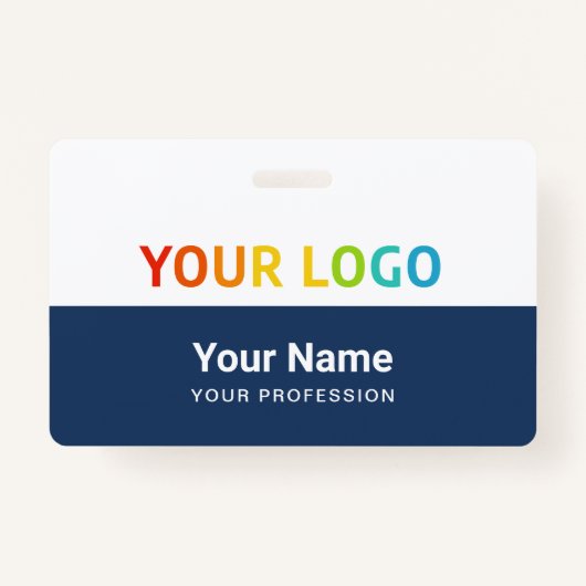 Inline-Logo-ID des Unternehmens | Gewerblicher Mit Ausweis (Vorderseite)