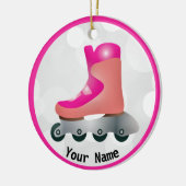 Inline-Skate-Design Keramik Ornament (Links)