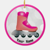 Inline-Skate-Design Keramik Ornament (Hinten)