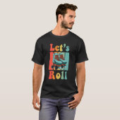 Inline Skate Rollerskating Roller Eighties Outfit T-Shirt (Vorne ganz)