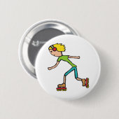 Inline-Skaten Button (Vorne & Hinten)