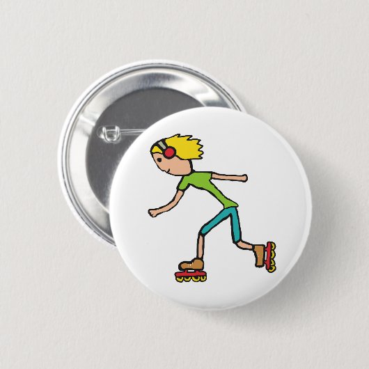 Inline-Skaten Button (Vorne & Hinten)