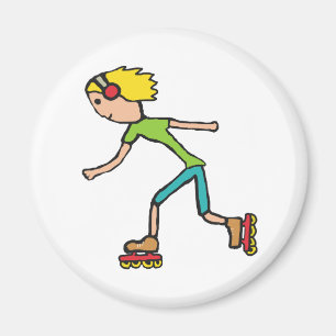 Inline-Skaten Magnet