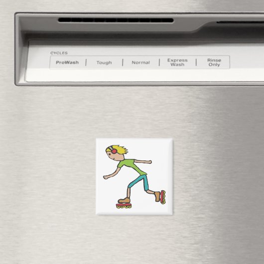 Inline-Skaten Magnet (In Situ (Geschirrspüler))