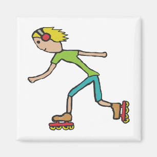 Inline-Skaten Magnet
