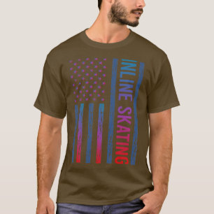 Inline-Skaten-Skate-Skater für die Farbmarkierung T-Shirt