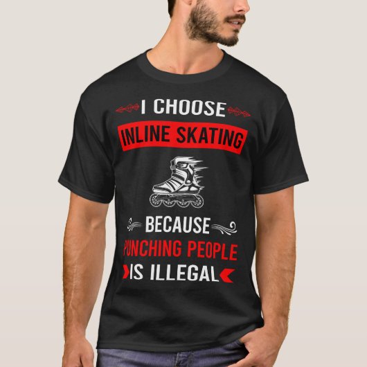 Inline-Skaten-Skate-Skater T-Shirt (Vorderseite)