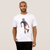 Inline Skater Cool Retro Rollerblading T-Shirt (Vorne ganz)