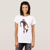 Inline Skater Cool Retro Rollerblading T-Shirt (Vorne ganz)