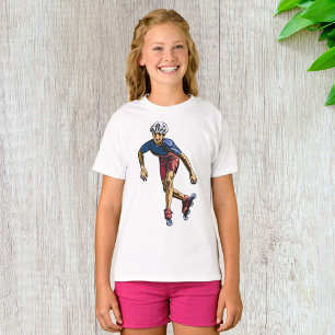 Inline Skater Cool Retro Rollerblading T-Shirt