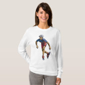 Inline Skater Cooles Retro-Rollerblading T-Shirt (Vorne ganz)