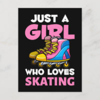 Inline Skater Girl Retro Inline-Skate Lover