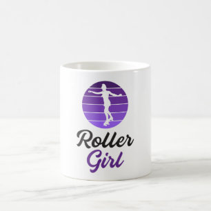 Inline Skater Girl Skaten Queen Funny Gift Idee Kaffeetasse