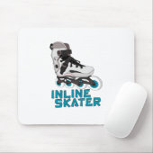 Inline-Skater Mousepad (Mit Mouse)