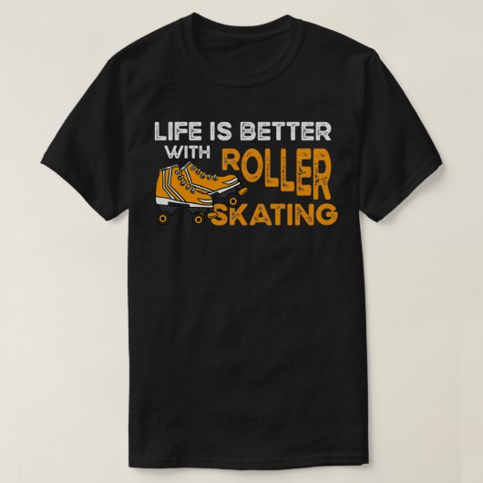 Inline-Skating-Skate-Roller-Schuhe Rollerblades 2 T-Shirt (Design vorne)